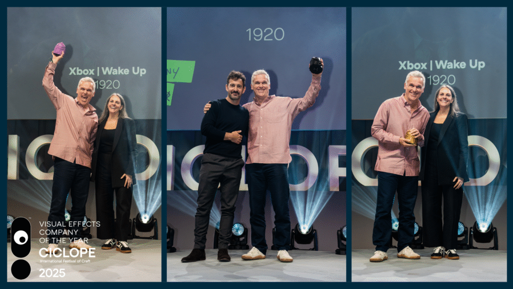 1920 win VFX Company of The Year – The Ciclope Awards 2025 (Silver, Gold & Grand Prix Award For Xbox – ‘Wake Up)