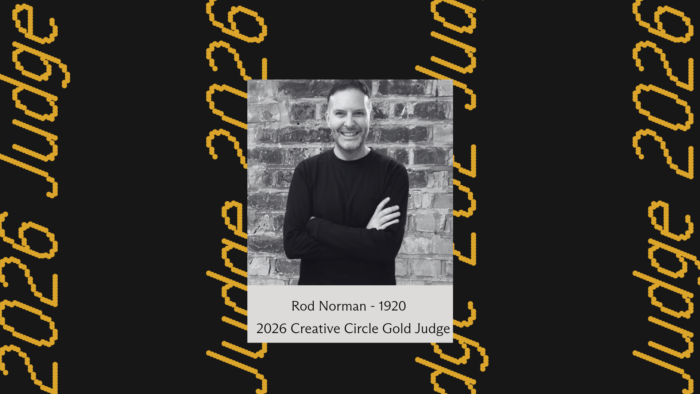 Rod Norman announced as Gold Judge for The Creative Circle Awards 2026