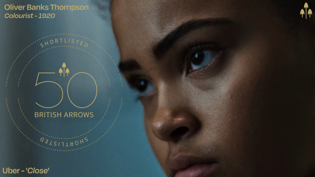 Oliver Banks Thompson shortlisted for Uber ‘Close’ at The British Arrows 50